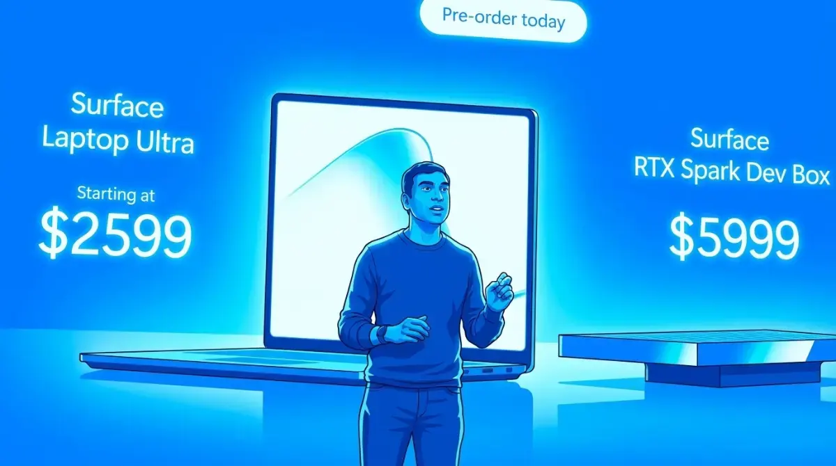 Microsoft and Nvidia Launch Surface Laptop Ultra at $2,599