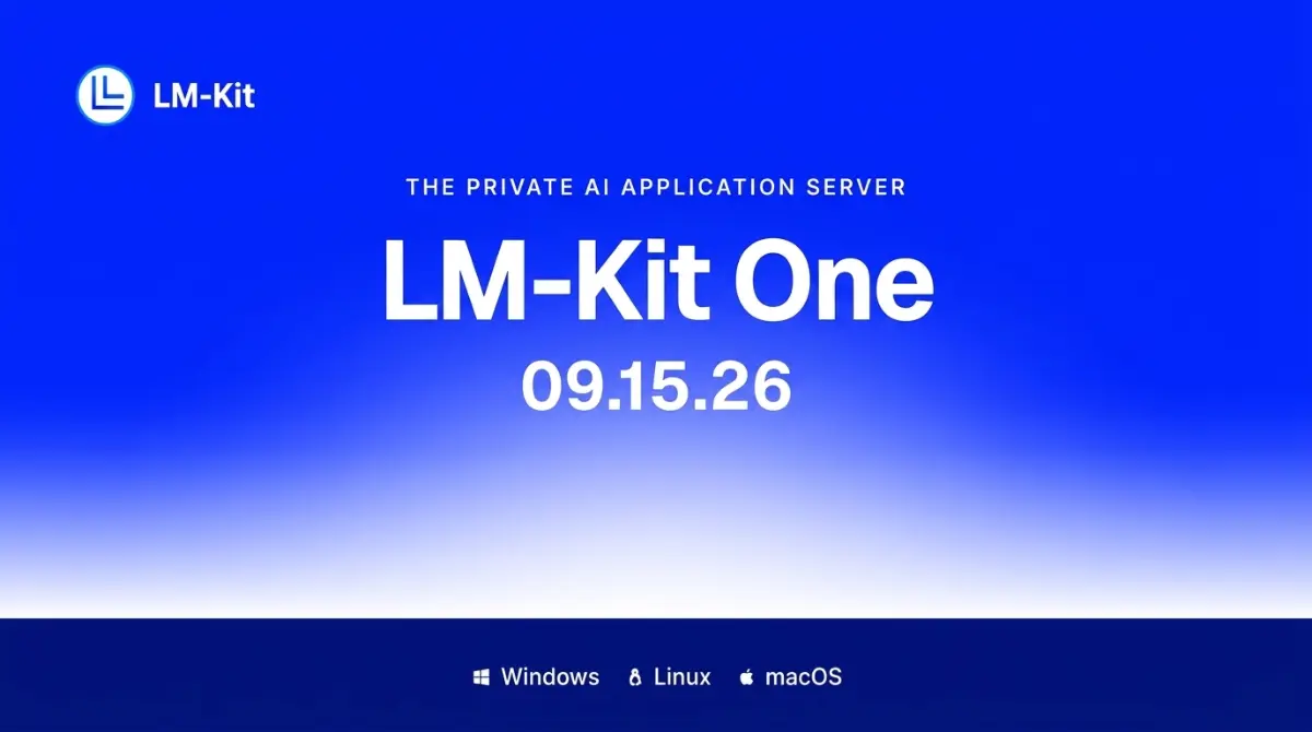 LM-Kit Debuts LM-Kit One Private AI Application Server