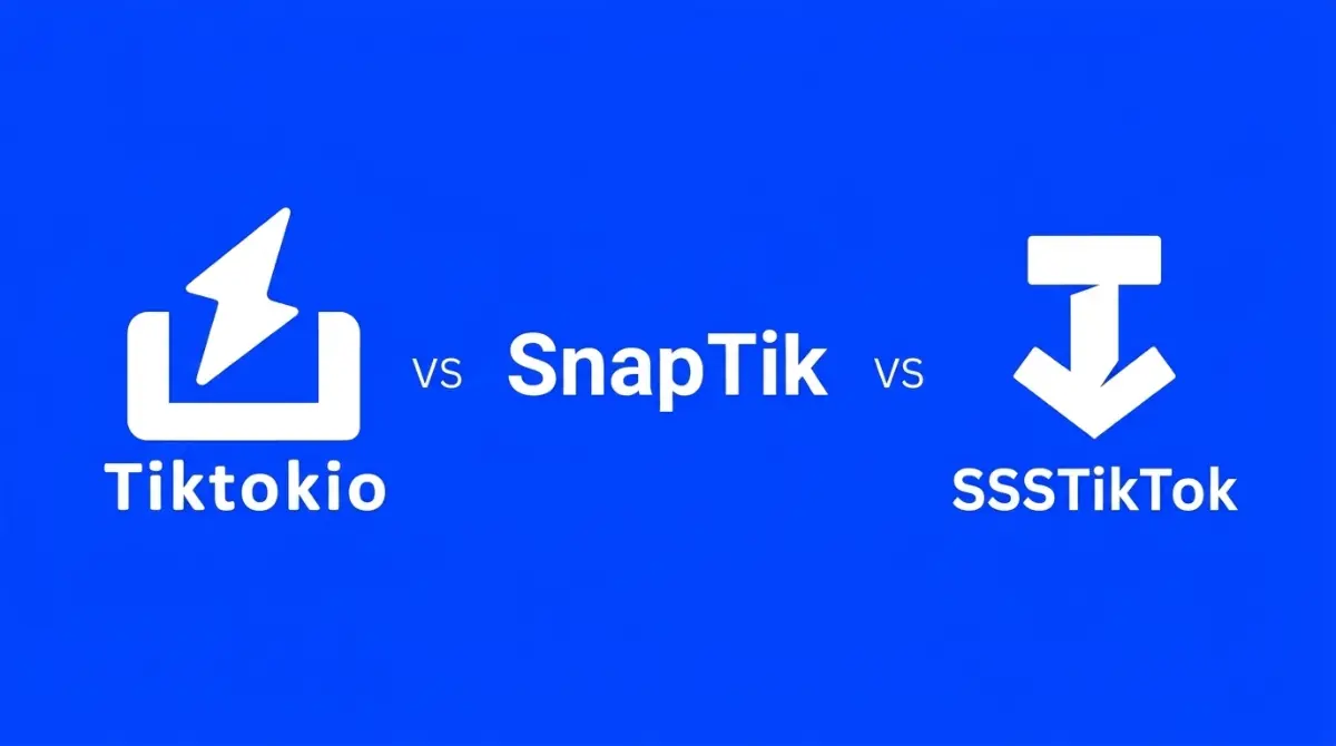 TikTokio.com vs SnapTik vs SSSTikTok: Downloader Test